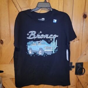Ford BRONCO Shirt Womens Glittered Lettering